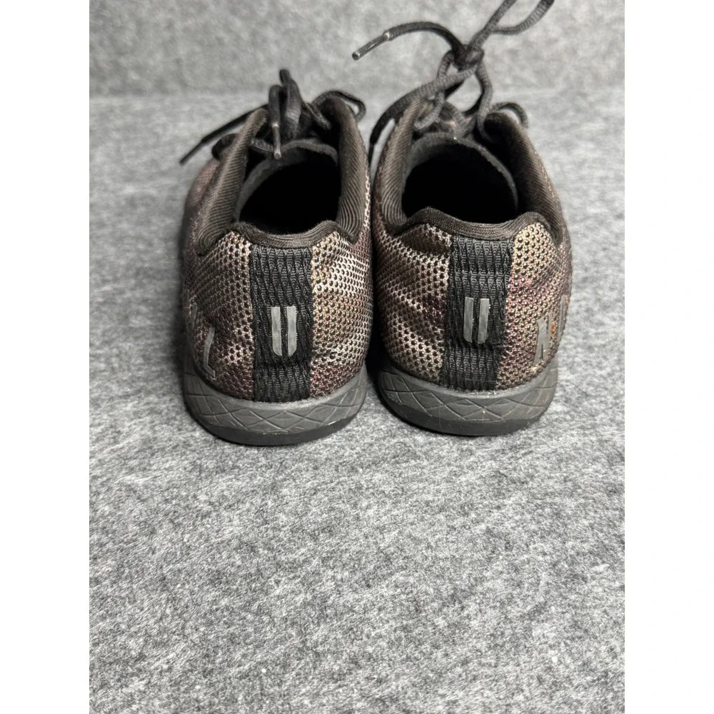 NOBULL Trainer Camo SuperFabric Cross Training Shoes Womens 7.5 Mens 6 Brown Bla